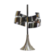 Lampe space age chromée