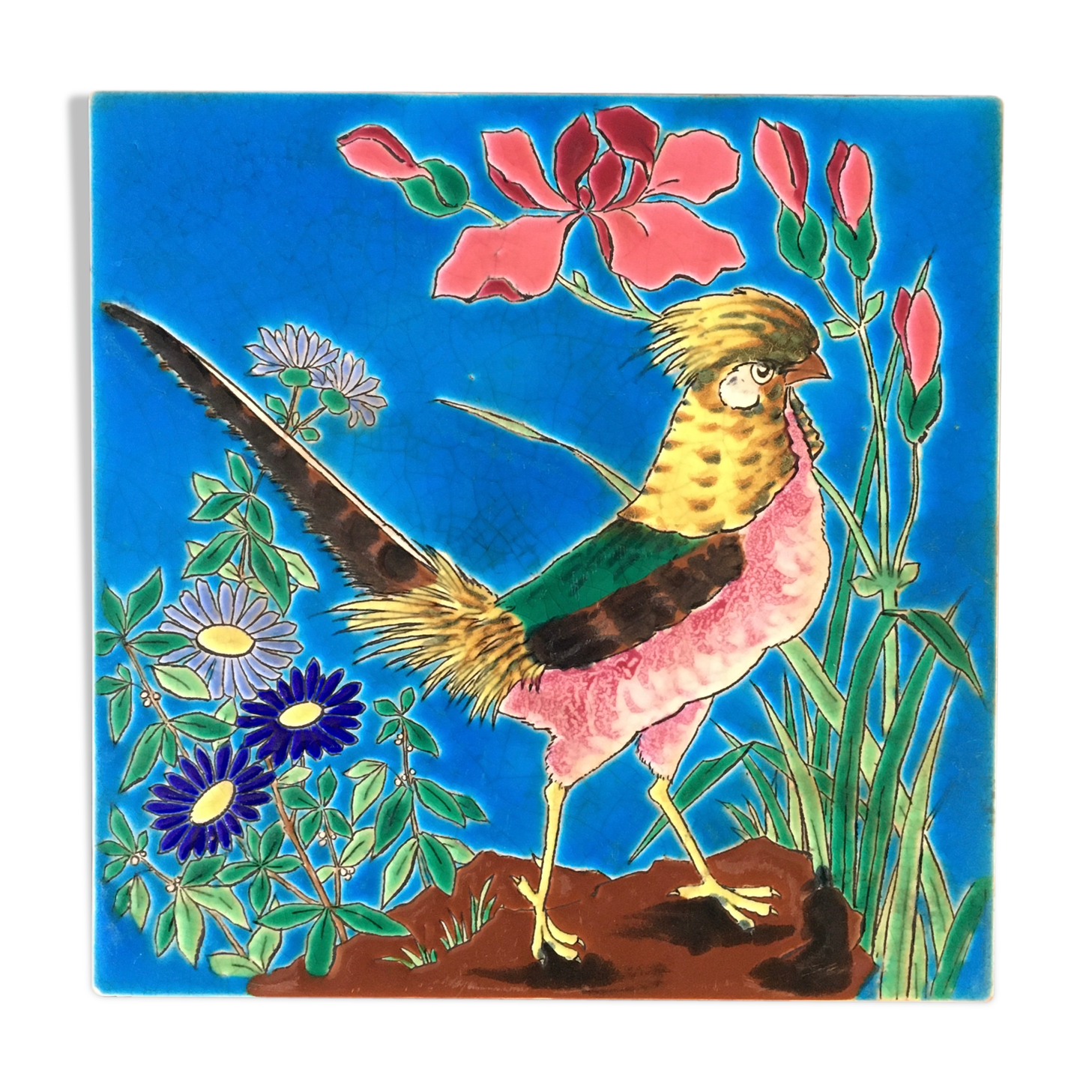 Dessous de plat Longwy, début XXe