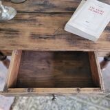 Old wooden console desk