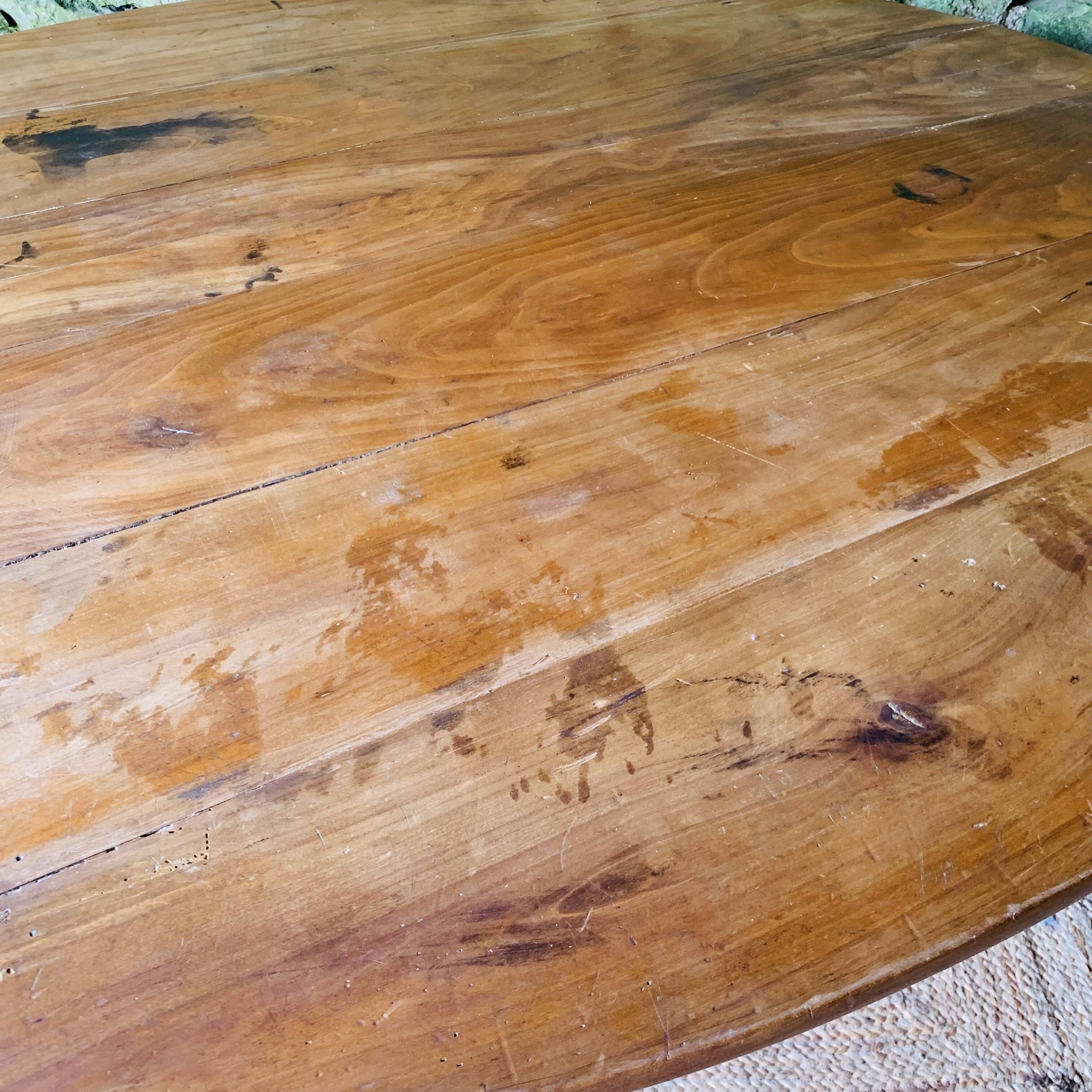 Oval farmhouse table 149cm