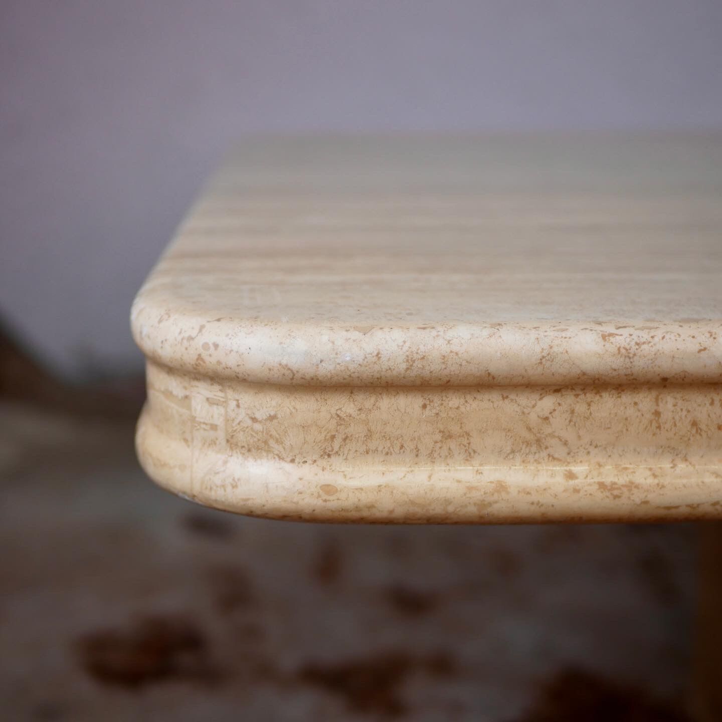 Travertine coffee table from the 70s