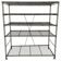 Free-standing industrial shelf with a metal structure, 4 shelves, 1960s, Germany.