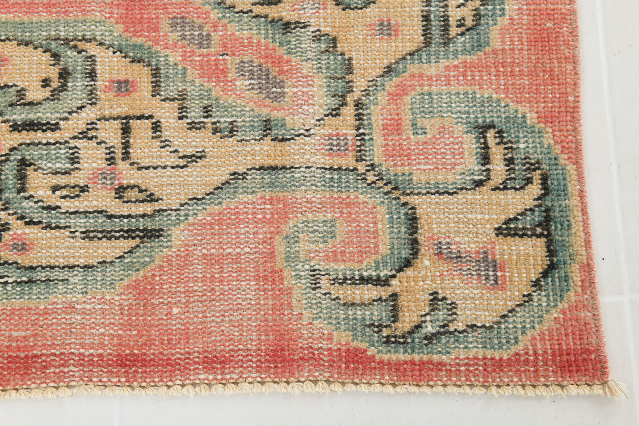 7x10 oriental & madallion vintage rug 207x304cm