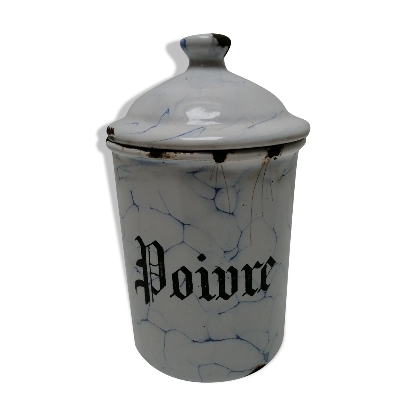 Pepper enamelled pot