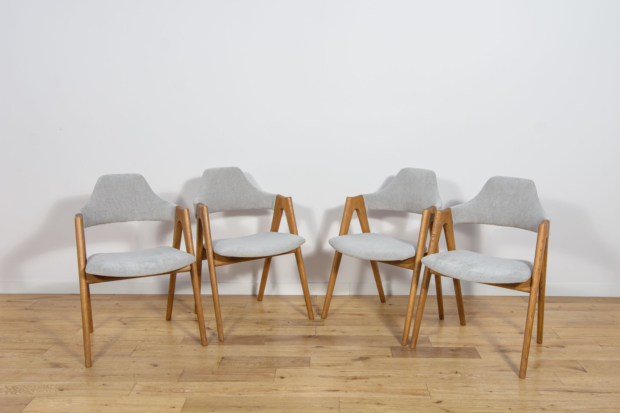Compass dining chairs by Kai Kristiansen for Sva Møbler, 1960s, set of 4