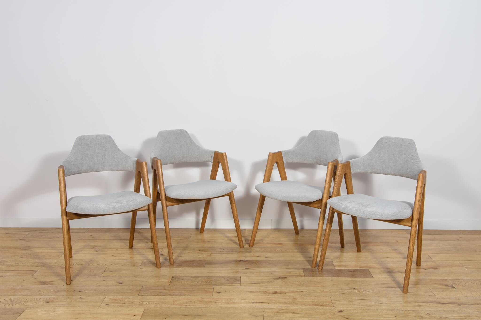 Compass dining chairs by Kai Kristiansen for Sva Møbler, 1960s, set of 4