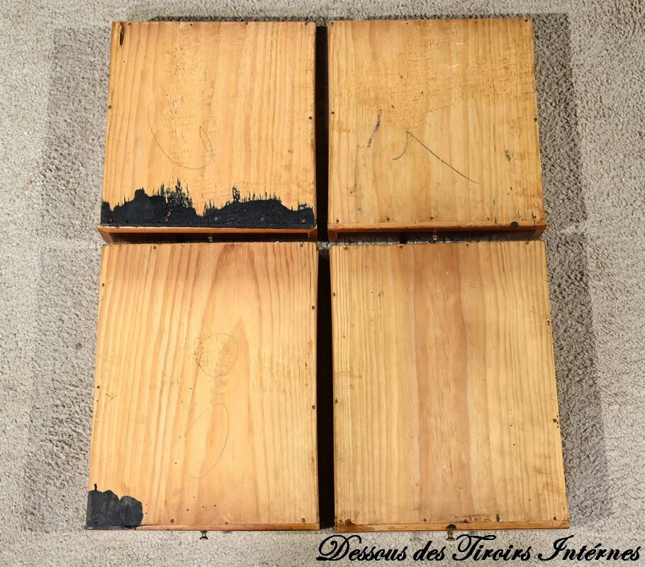 Mahogany and Rosewood Cylinder Desk, Louis XV period – 1st part XVI