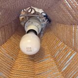 Vintage rope pendant light , 1970s