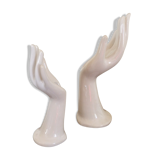 Paire de mains baguier soliflore