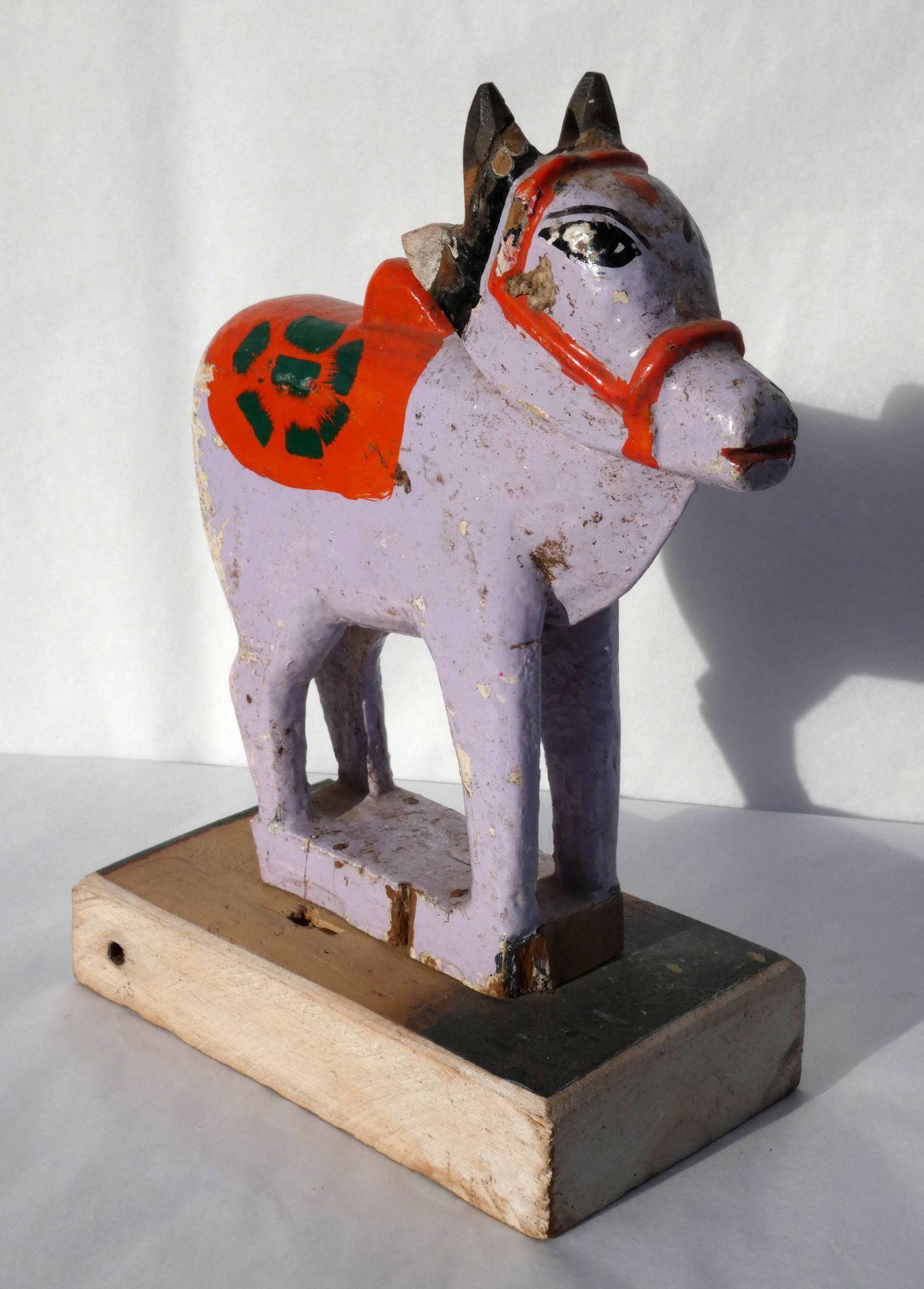 Vache indienne patine et piece d'origine inde