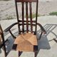 Set 4 vintage Triconfort France adjustible 1960s deckchair