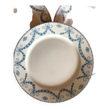Assiettes en terre de fer Sarreguemines