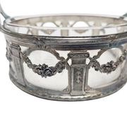 Antique Art Nouveau basket, France, 1900s