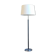 Modern mid-century chrome leather floor lamp Atelje Lyktan, Sweden