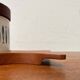 Sets of Swedish herring pots in ceramic and teak by Asa Lindberg for Sagaform, 2000s, set of 4.