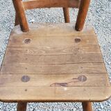 Set of 4 Scandinavian style beech chairs