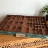 Old printing cabinet drawer locker