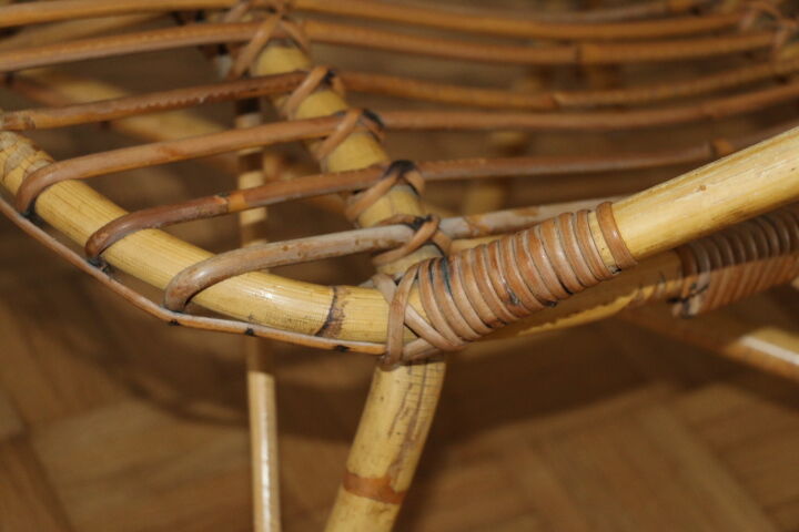 60s rattan chair