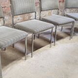 Set of four vintage armchair chairs