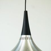 Silver suspension light Orient by Jo Hammerborg for Fog and Morup, Denmark