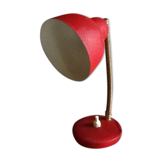 Lamp red metal