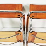 Paire de chaises Bauhaus S34, conçues par Mart Stam, Bulthaup, Allemagne, années 1980