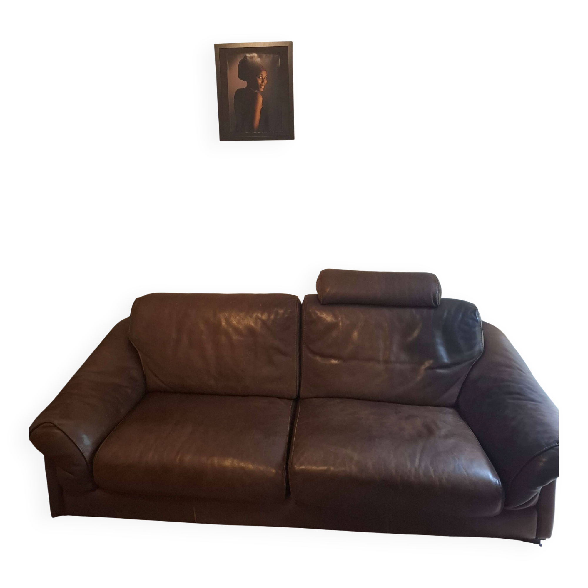 Canapé cuir modèle Saint Andrew Marque Roche Bobois