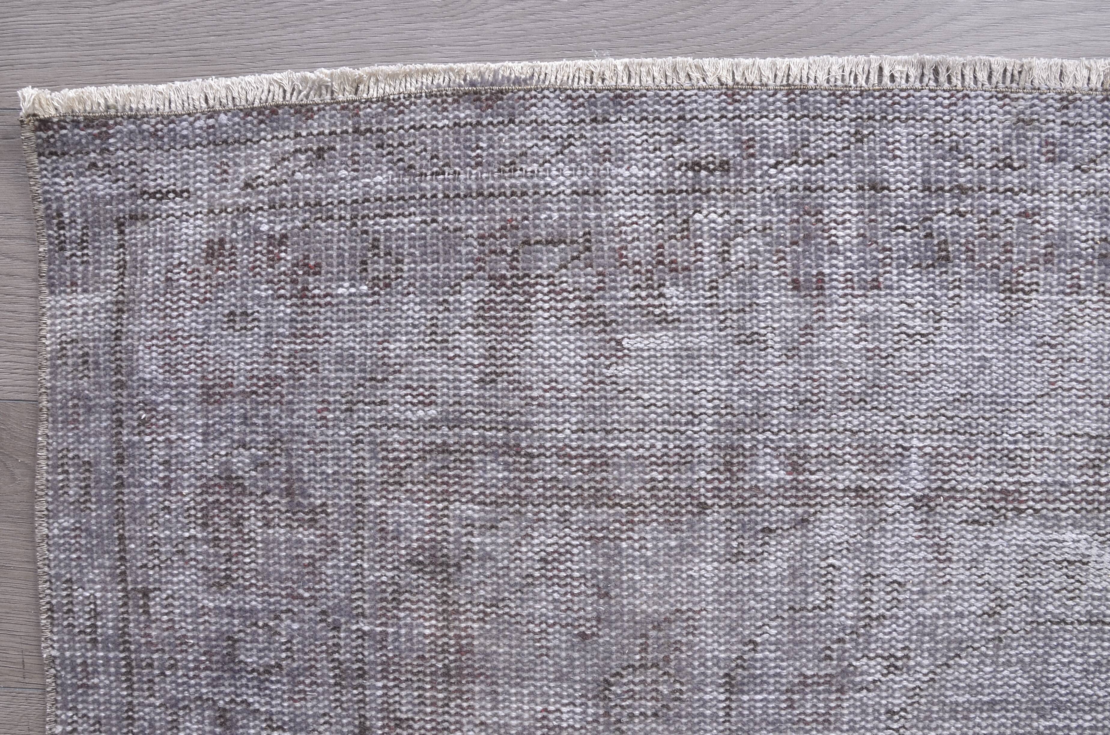 Grey Oushak  Floral Rug sku1918