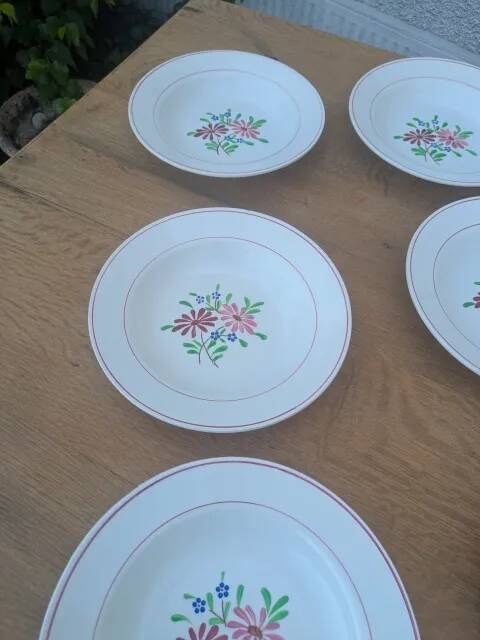 6 assiettes creuses