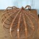 70s foldable mesh and bamboo basket