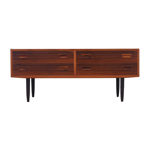 Rosewood chest of drawers, Danish design, 1960s, manufacturer: Hundevad & Co