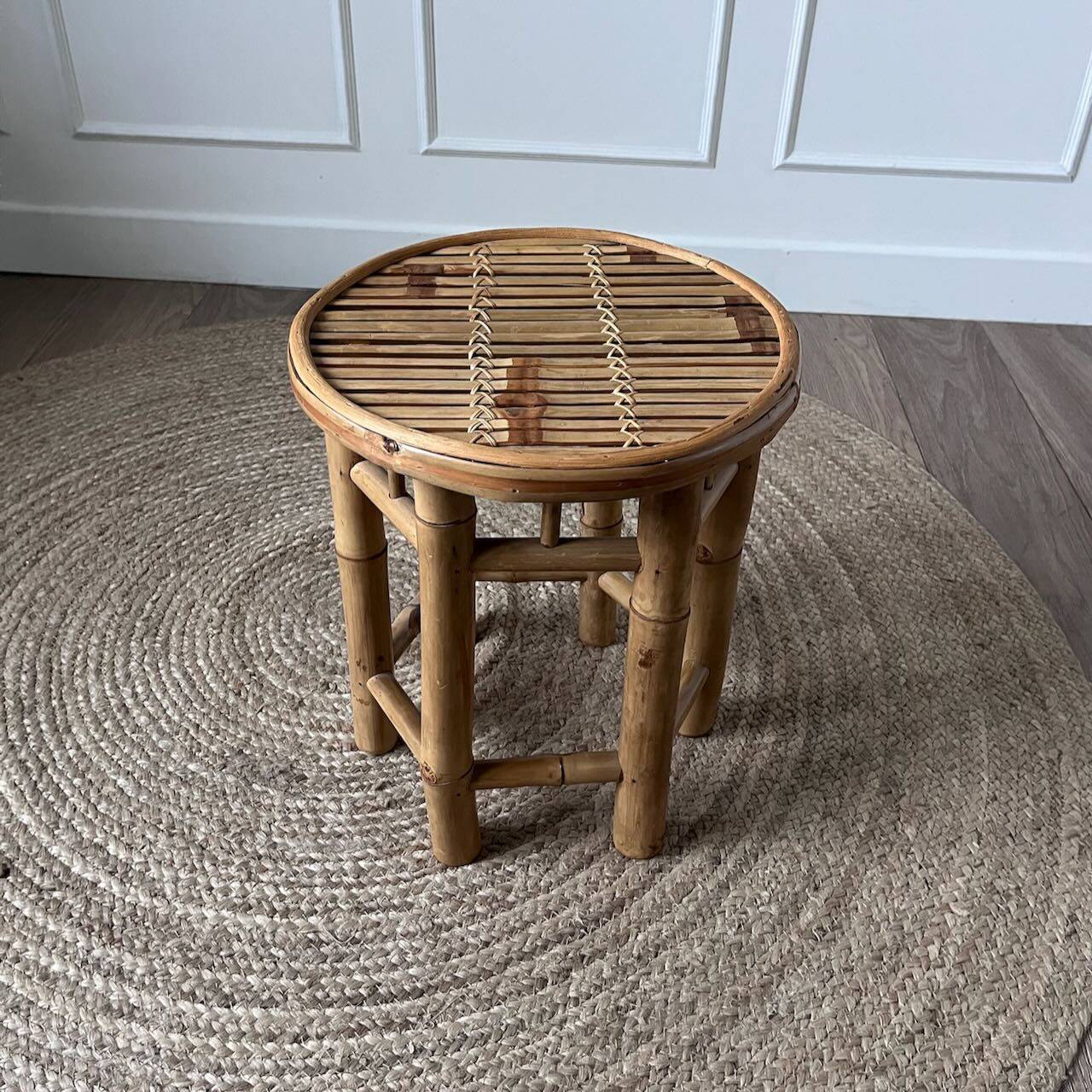 Bamboo stool or plant stand
