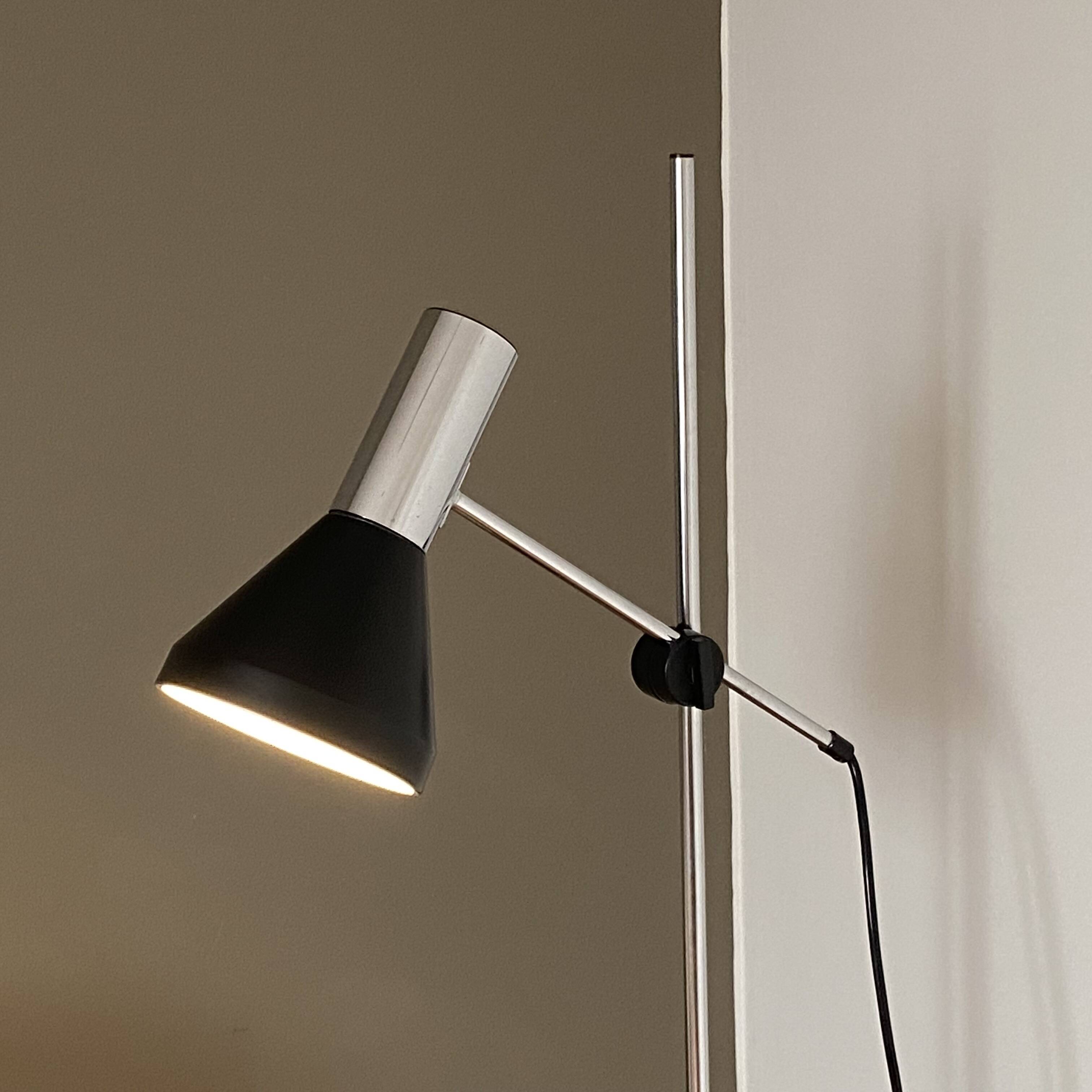 Hustadt Leuchten floor lamp. 1970. Space age.