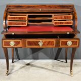 Mahogany and Rosewood Cylinder Desk, Louis XV period – 1st part XVI