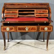 Mahogany and Rosewood Cylinder Desk, Louis XV period – 1st part XVI