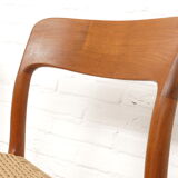 2 dining chairs model 75 by Niels Otto Moller 50/60