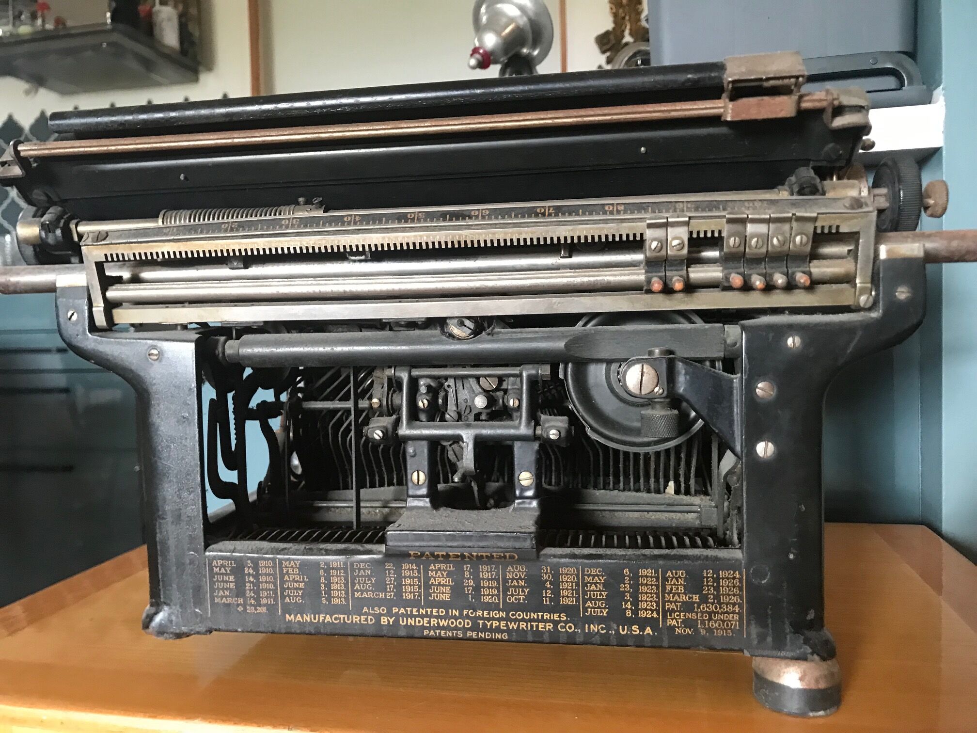 Underwood typewriter