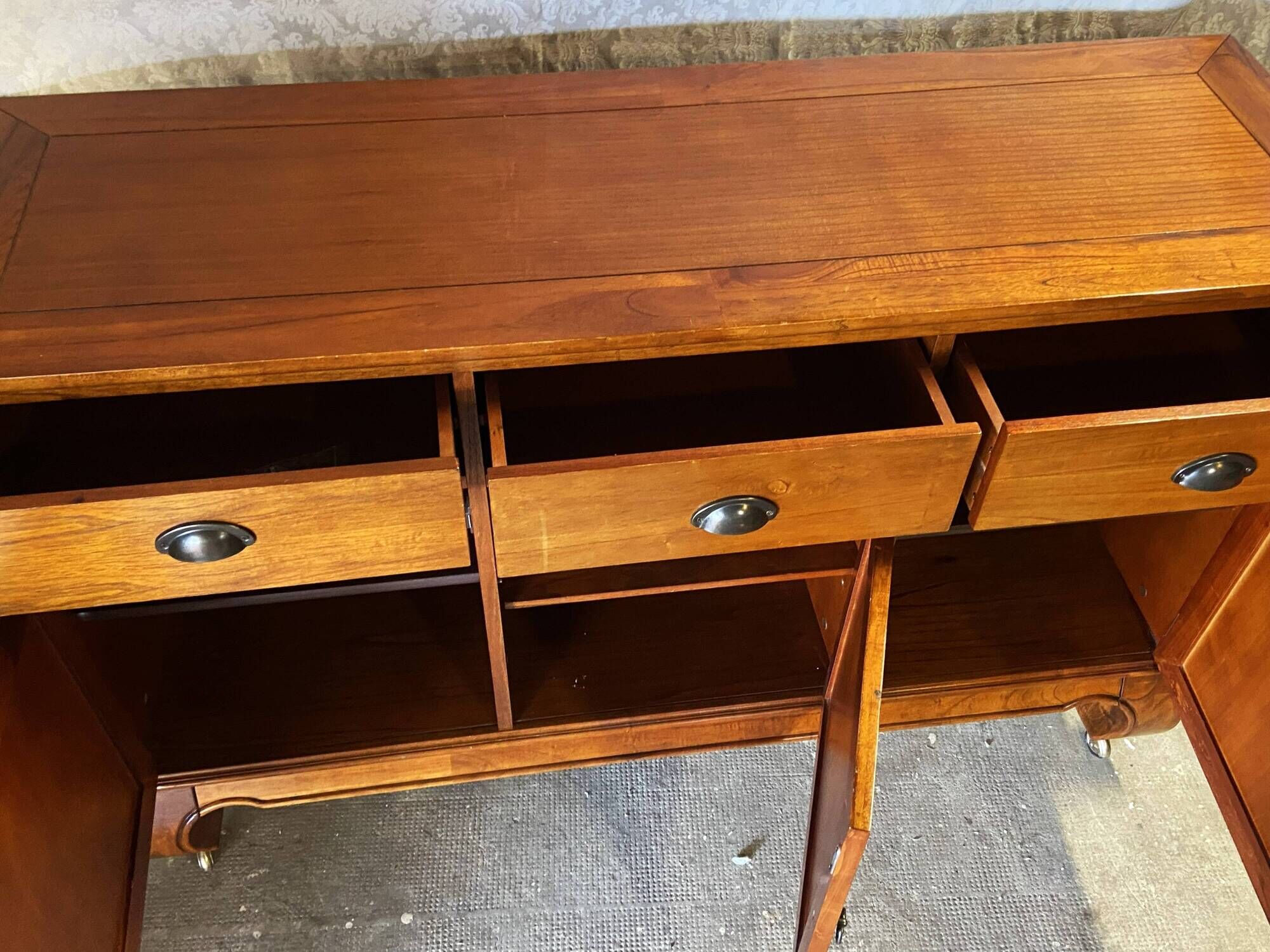 Buffet Very Sideboard Solid Wood English Style