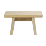 Japanese stool in solid oak