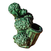 Spaghetti Noodles Ceramic Poodle Color Green Italy