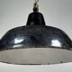 1930s/1940s Ceiling Lamp Industrial Lamp Enamel Loft Metal Bauhaus Design