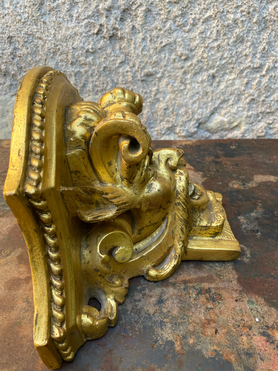 Devil's head wall console