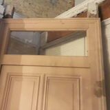 Haussmannian door 83x220.5cm with an old glazed transom frame.