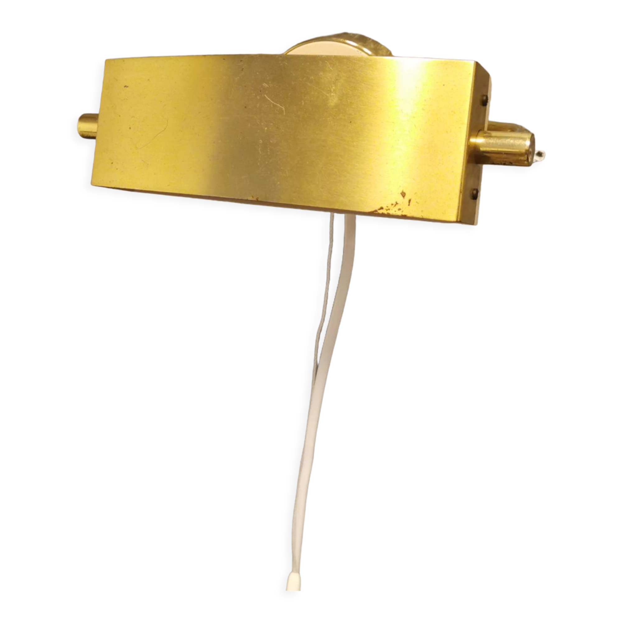 Small wall lamp made of brass, Danish design, estimated from the 1930