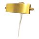 Small wall lamp made of brass, Danish design, estimated from the 1930