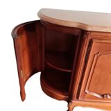Regency style cherry wood sideboard