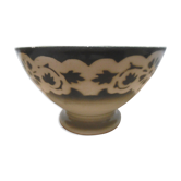 Earthenware bowl, old, signed