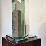Mirror Table Lamp by Laurent Beyne, 1990s