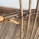 Rattan shell chair