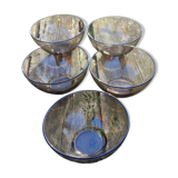 Set of 5 Arcoroc bowls France